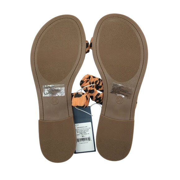 Universal Thread Womens Willow Slide Sandals Fabric Leopard Print Brown Size 9.5 - Picture 4 of 5